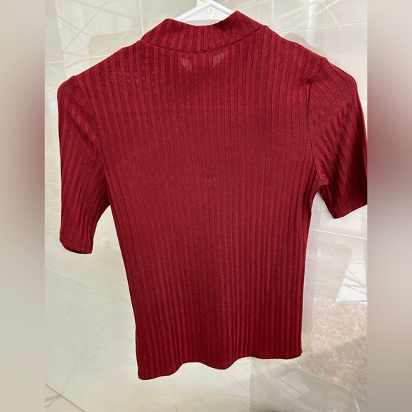 H&M Fitted Ribbed Top❤️ - Picture 3 of 7